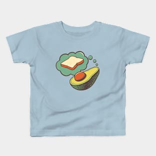 Avocado dreaming of Toast Kids T-Shirt